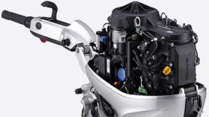 A Honda outboard unit